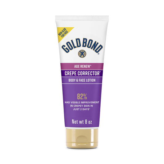 Gold Bond Age Renew Crepe Corrector Body Lotion, Replenishing & Smoothing Formula, Gold Bond Crepe Corrector Body Lotion, 8 oz