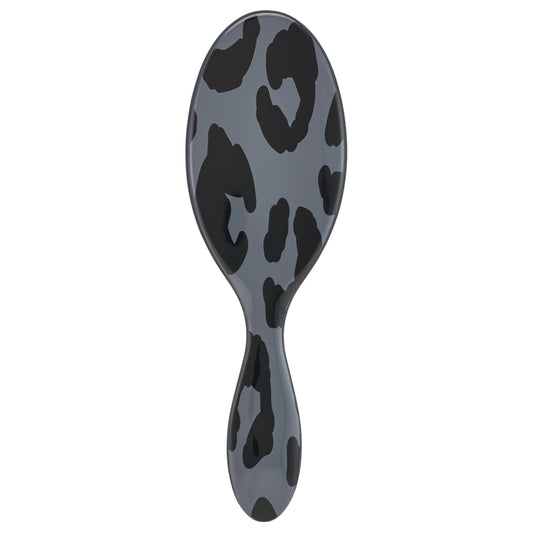 Wet Brush Dark Grey Leopard Original Detangler Hair Brush - Ultra-Soft IntelliFlex Bristles - Detangling Brush Glides Through Tangles (Wet Dry & Damaged Hair) - Women & Men