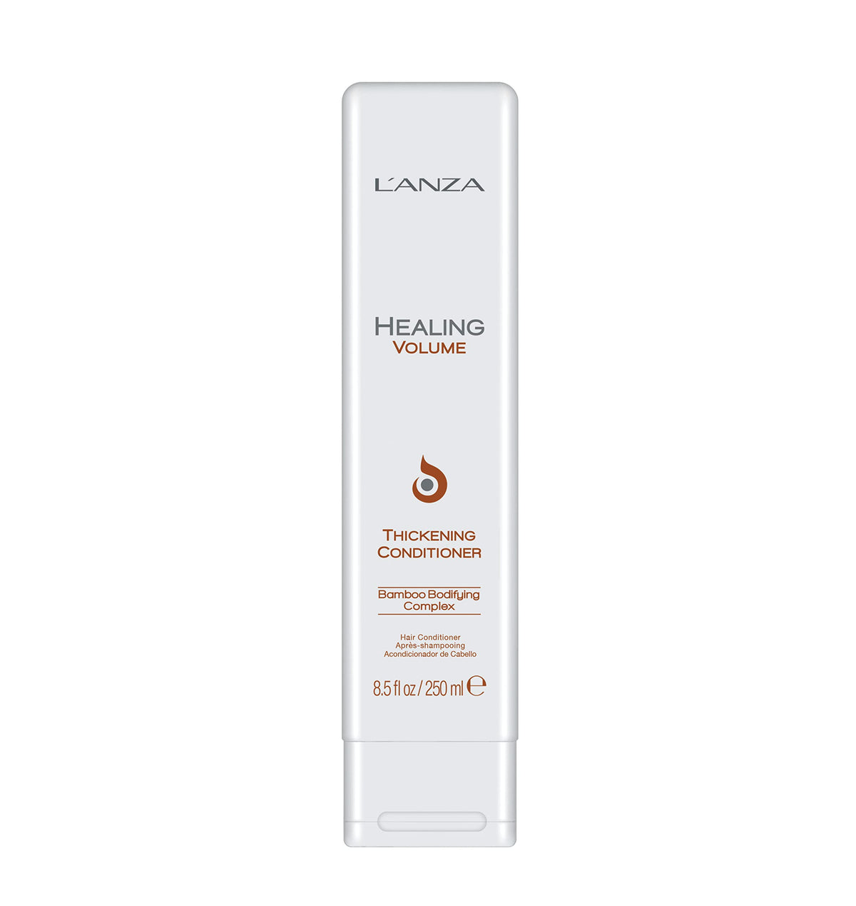 L’ANZA Healing Volume Thickening Conditioner - Boosts Shine, Volume, and Thickness for Fine and Flat Hair, Rich with Bamboo Bodifying Complex and Keratin (250ml)