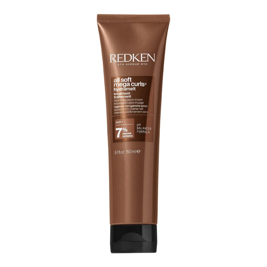 Redken All Soft Mega Curls Hydramelt, For Extremely Dry, Curly & Coily Hair, Ultra Moisturizing Lotion, Enhances Shine, With Aloe Vera, 150 ML