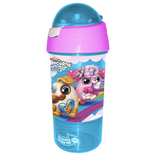 Miraculous Ladybug Sip n’ Snack 2 in 1 Grab and Go Water Bottle for kids (380 ml + 180 ml)