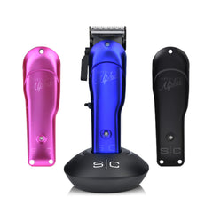 StyleCraft Absolute Alpha Professional Modular Cordless Hair Clipper, 3 Modular Lids, Black Diamond Carbon Faper Blade, USB, Charging Stand