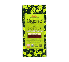 Radico Organic Hair Color Wine Red – Natural Certified Organic Herbal Hair Dye, Ammonia & PPD Free, Up to 100% Grey Coverage (100g)