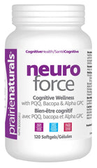Prairie Naturals Neuro Force with PQQ, Bacopa, and Alpha GPC Softgel - 120 Count