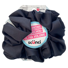 Scunci Oversized Ulta-Volume Black Scrunchie (54060WC)