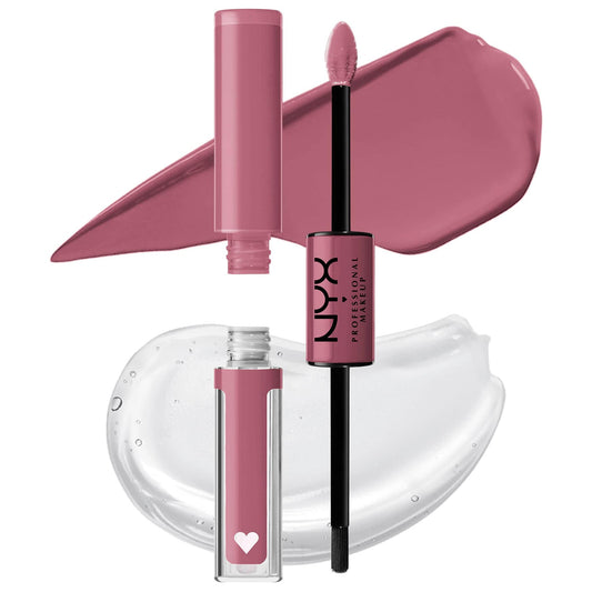 NYX PROFESSIONAL MAKEUP, Shine Loud, High shine lip color, 16HR wear, Vegan Formula - FIERCE FLIRT (Pink)