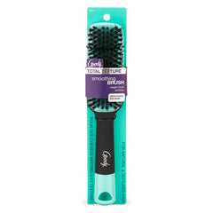 Goody Total Texture Detangler Brush - Firm Bristles, Smoothens Frizz, Ergonomic Design, Use as a Detangling or Styling Brush for Textured Hair, Vibrant Turquoise