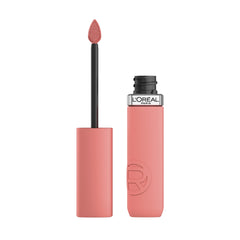 L'Oréal Paris Liquid Lipstick, Intense Colour, Longwear Matte Formula with Hyaluronic Acid, Transfer- and Smudge-Resistant, 5ml, Shade: First Kiss 600