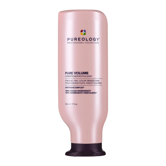 Pureology Pure Volume Conditioner, Voluminizing Conditioner, For Flat, Fine Colour-Treated Hair, Clarifying, Removes Oil and Build-Up, Vegan, Sulfate-Free, Paraben-Free