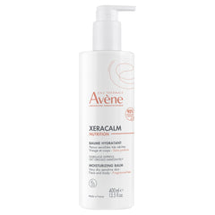 Eau Thermale Avène XeraCalm Nutrition Moisturizing Balm, sensitive dry very skin, high-tolerance, nourishes 48hrs, fragrance-free, with niacinamide, 400ml