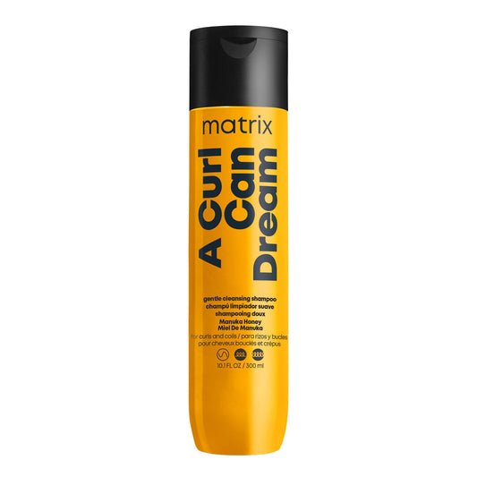 Matrix Curly Hair Shampoo, A Curl Can Dream Deep Cleansing Shampoo, Removes Build Up, Preserves Curl Pattern, Curly Hair Products, For Curly Hair, For Coily Hair,Paraben Free,300ml(Packaging May Vary)