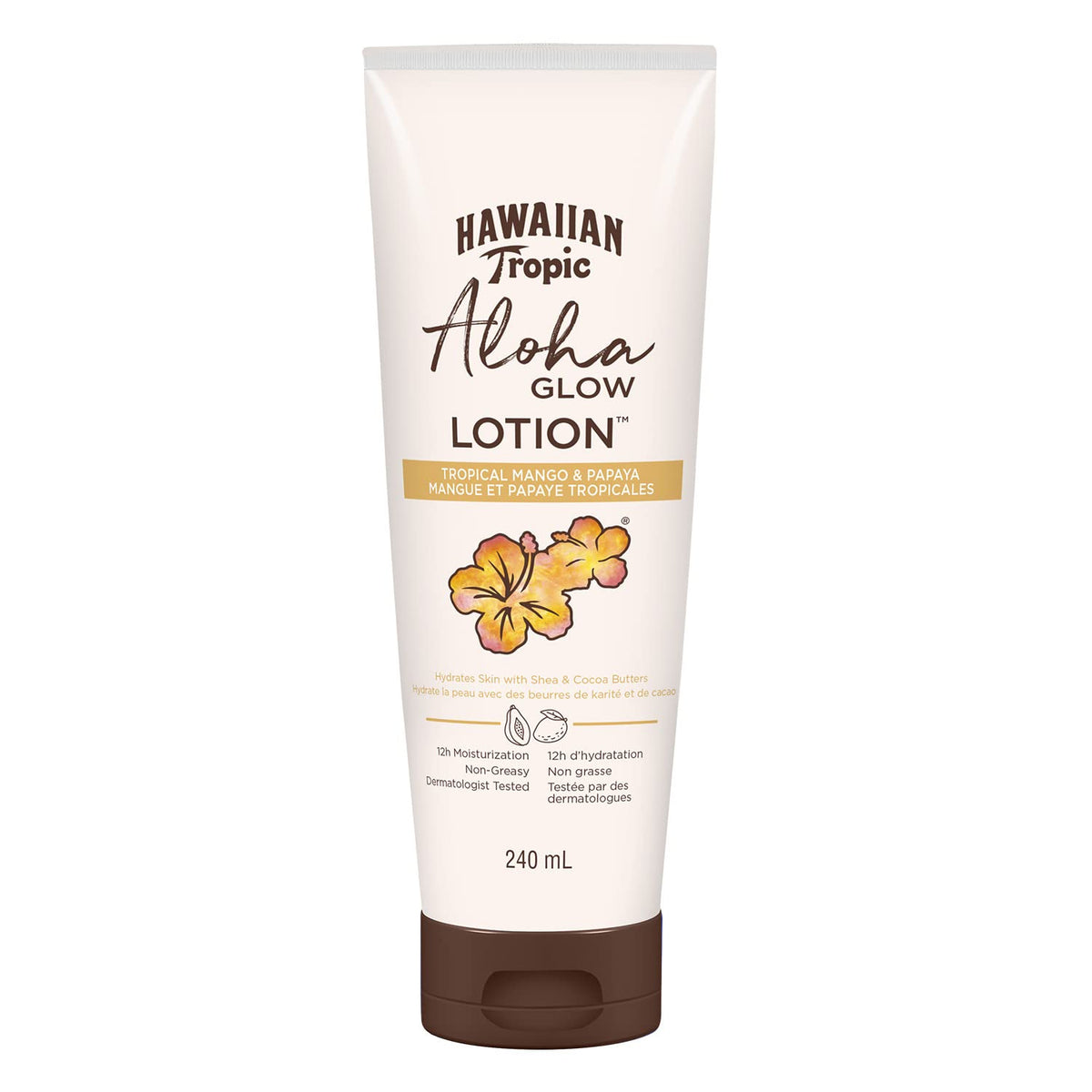 Hawaiian Tropic Aloha Glow Tropical Mango & Papaya Lotion, 240mL