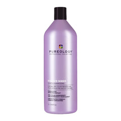 Pureology Hydrate Sheer Conditioner, Lightweight Moisture for Fine Dry Color-Treated Hair, Jojoba & Green Tea, Vegan, Sulfate-Free
