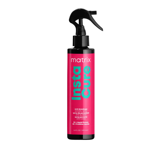 Matrix Instacure Anti-Breakage Leave-In Porosity Spray, Reduces Split Ends & Detangles, Repairs & Strengthens Hair, Anti-Frizz, For Dry, Damaged & Brittle Hair, 200ml (Packaging May Vary)