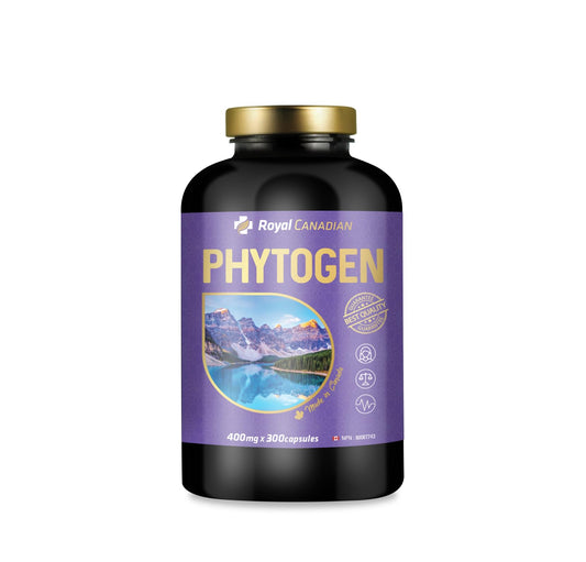 Hormone Balance Supplements for Women, Estrogen Menopause Supplements, PHYTOGEN by Royal Canadian, 300 x 400mg capsules