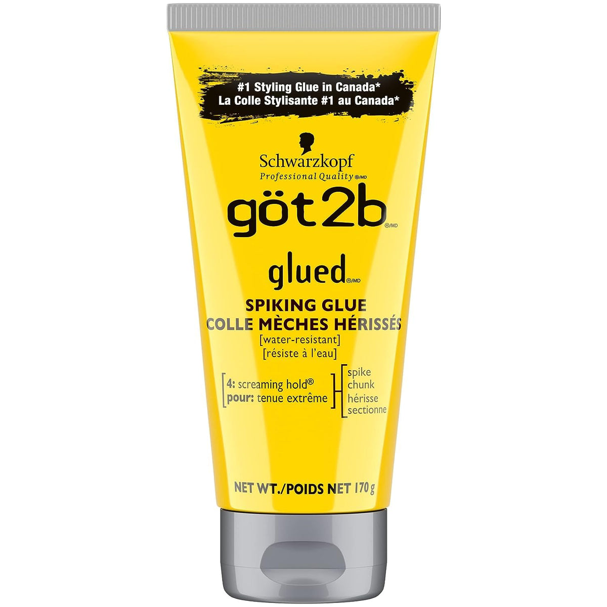 Schwarzkopf Got2b Glued Spiking Glue, Hair Styling, 6-Ounce Tube