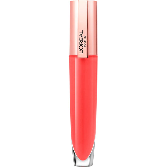 L’Oréal Paris Glow Paradise Balm-in-Gloss, Lip Balm, Non-Sticky Liquid Lip Balm with Pomegranate Extract & Hyaluronic Acid for Sensitive Lips, Dermatologist Tested, Angelic Daydream, 0.23 fl. oz.