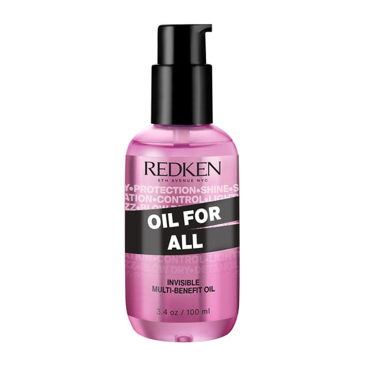 Redken Hair Oil, Oil for All Multi Benefit Hair Oil Anti-Frizz, Reduces Blow Dry Time, Invisible, Lightweight, Shine, Seals In Moisture, For All Hair Types, 100 ML