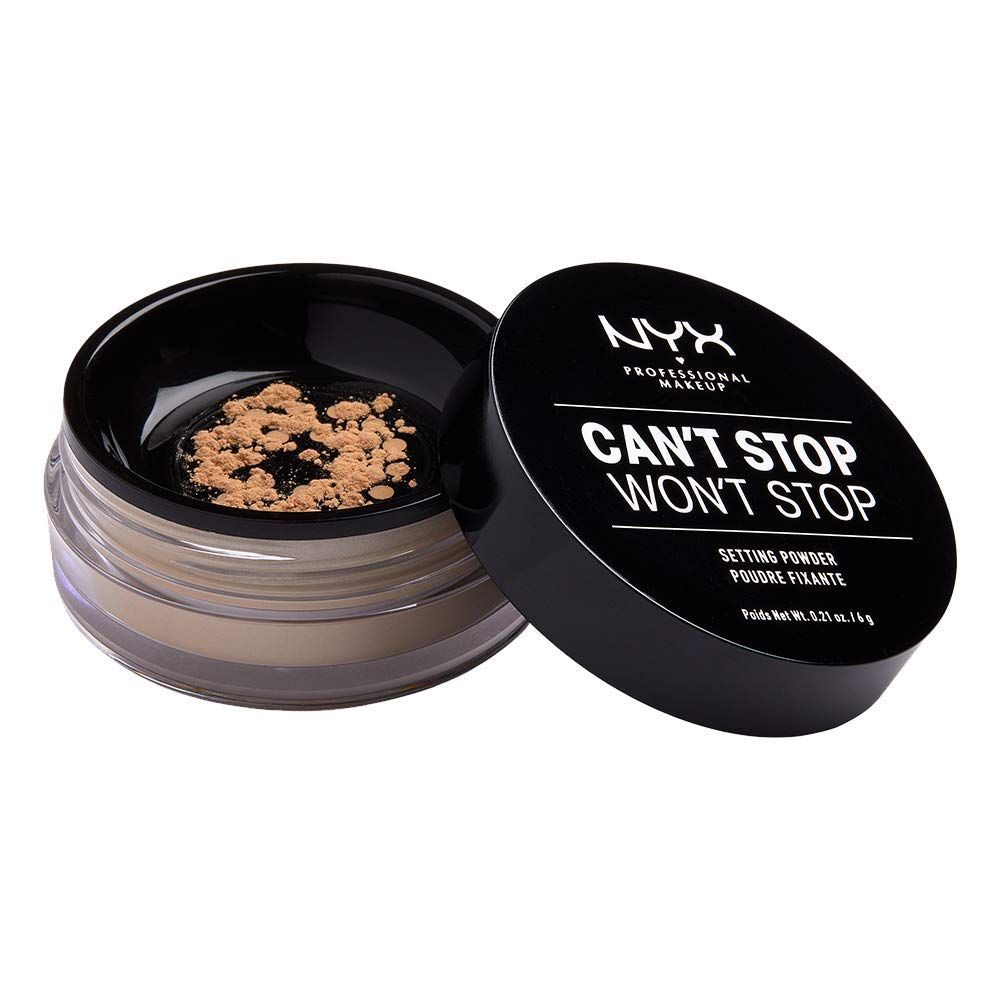 NYX Professional Makeup Can't Stop Won't Stop Setting Powder, Medium, 0,21 Oz.