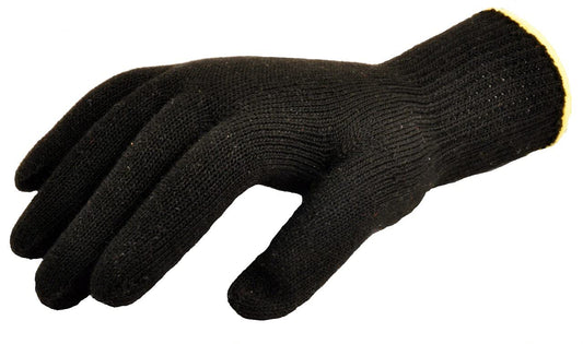 G & F 1916 Heat Resistant Beauty Gloves for Curling and Flat Iron, Black, Sold by 1 Piece