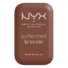 NYX PROFESSIONAL MAKEUP Buttermelt Bronzer, Powder Bronzer, 12 HR Wear, Fade Resistant & Transfer Resistant, Infused with Shea Butter - DO BUTTA