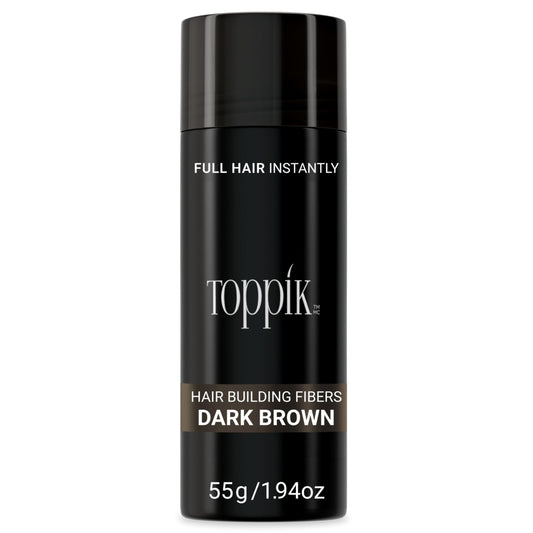 TOPPIK Hair Building Fibers, Value Size 55 g, Fill In Fine or Thinning Hair, Instantly Thicker Looking, Multiple Shades for Men & Women