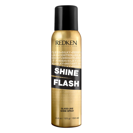 Redken Shine Flash 02 Glistening Mist | For All Hair Types | Instantly Adds Shine | Citrus Fragrance | 4.4 Oz
