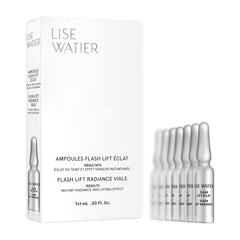 Watier Flash Lift Radiance Vials | Anti-Aging Ampoules, Smoothing & Lifting Effect, Instant Radiance, Alcohol-Free, Paraben-Free, All Skin Types