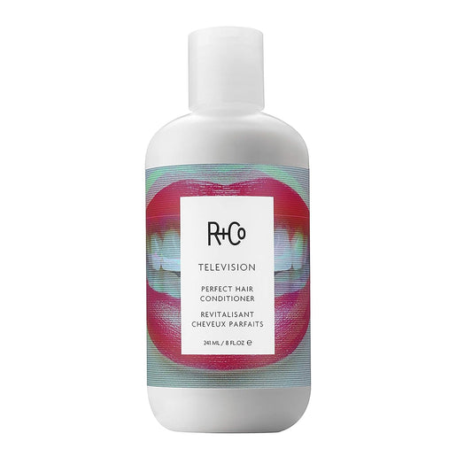 R+Co Television Perfect Hair Conditioner | Shine + Strengthening + Softening for All Hair Types | Vegan + Cruelty-Free | 8.5 Fl Oz