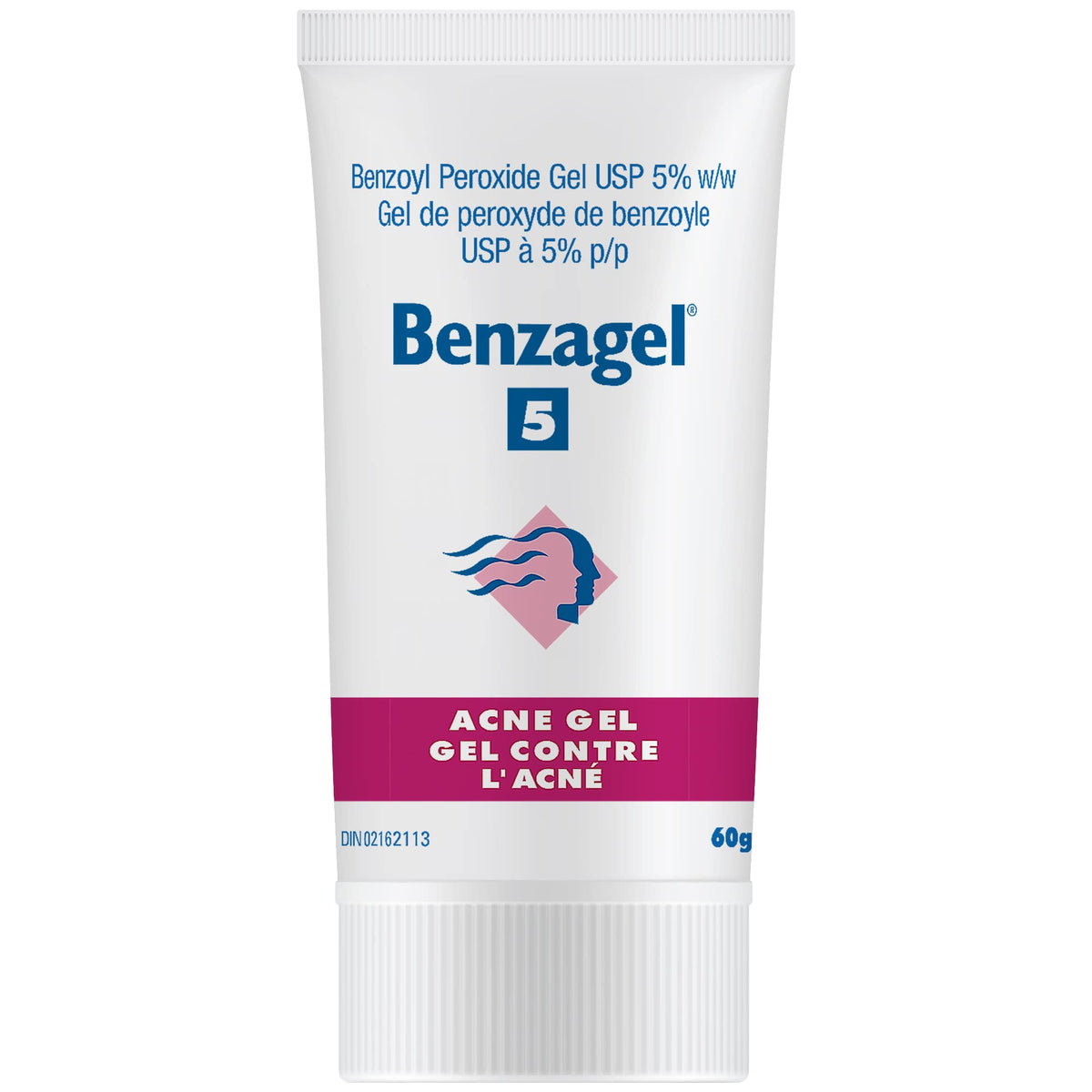 Benzagel Micronized 5% Benzoyl Peroxide Acne Gel for Acne Treatment, 60 Grams