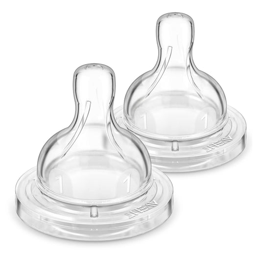 Philips Avent Anti-colic Baby Bottle Flow 1 Nipple, 2 pack, SCY761/02