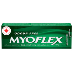 Myoflex Pain Relief Rub | Odourless | Provides Deep Penetrating Relief of Muscle Soreness & Joint Pain | Menthol Free | Stain Free | Non-Greasy | Great For Ages 2+ | 100 grams (Regular Strength)