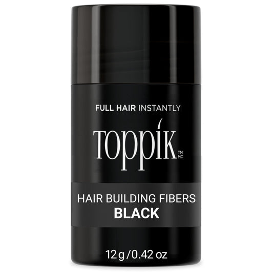 TOPPIK Hair Building Fibers,12 g, Fill In Fine or Thinning Hair, Instantly Thicker Looking, Multiple Shades for Men & Women