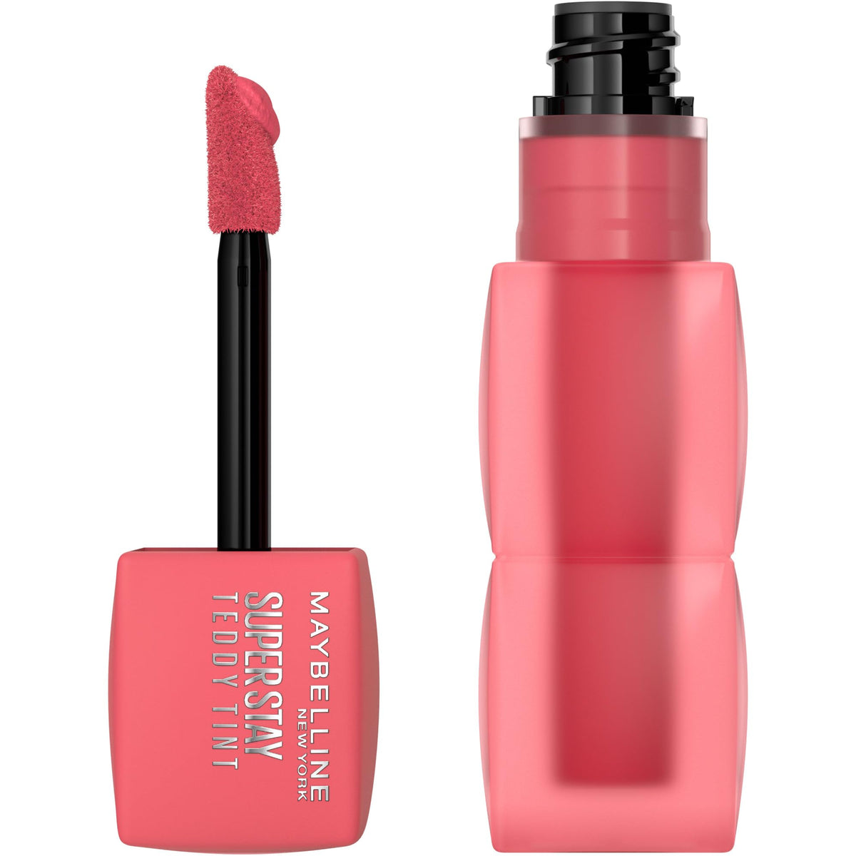 Maybelline Teddy Tint, Lip Stain, Soft Lip Tint, Light Feel, 12Hr Wear, Sheer or Blurred Finish, Petalcore