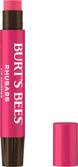 Burt's Bees Lip Shimmer, 100% Natural Origin Lip Gloss, Tinted Lip Colour Get Soft and Hydrated Lips Pack of 1 - Rhubarb