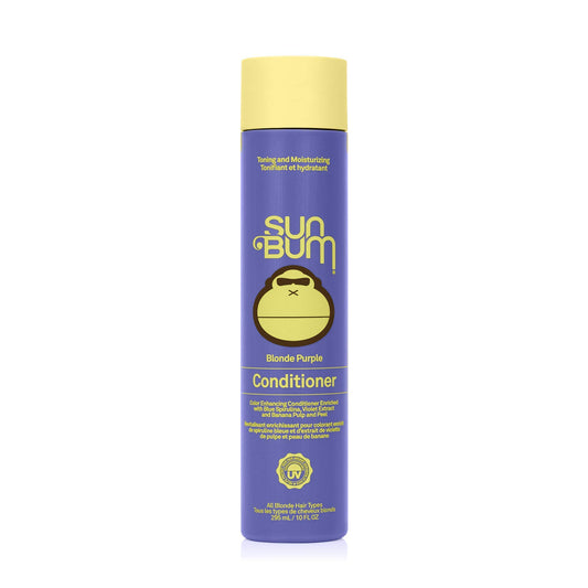 Sun Bum Blonde Purple Conditioner - UV Protecting - Colour Enhancing & Toning for Blonde Hair - Cruelty Free - 296ml