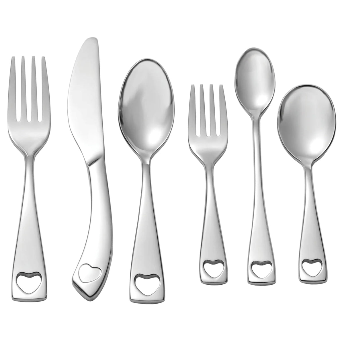 Oneida F062006AL20 Little Love 6-Piece Fine Flatware Progress Set