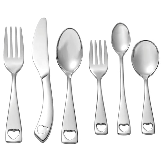 Oneida F062006AL20 Little Love 6-Piece Fine Flatware Progress Set