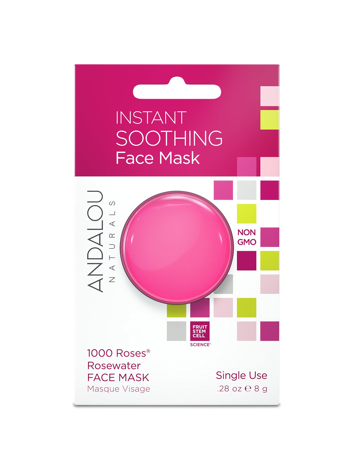 Andalou Naturals Instant Soothing Face Mask Pod, 0.28 Oz