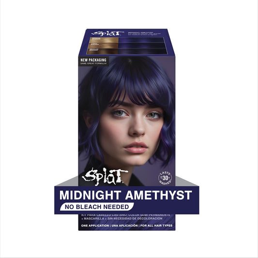 SPLAT Midnight Amethyst Hair Colouring Kit – Long Lasting Purple Dye