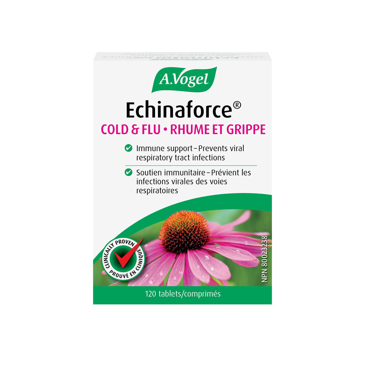 A.Vogel - Echinaforce 120 tablets - Prevent colds and flu, get your immune system ready