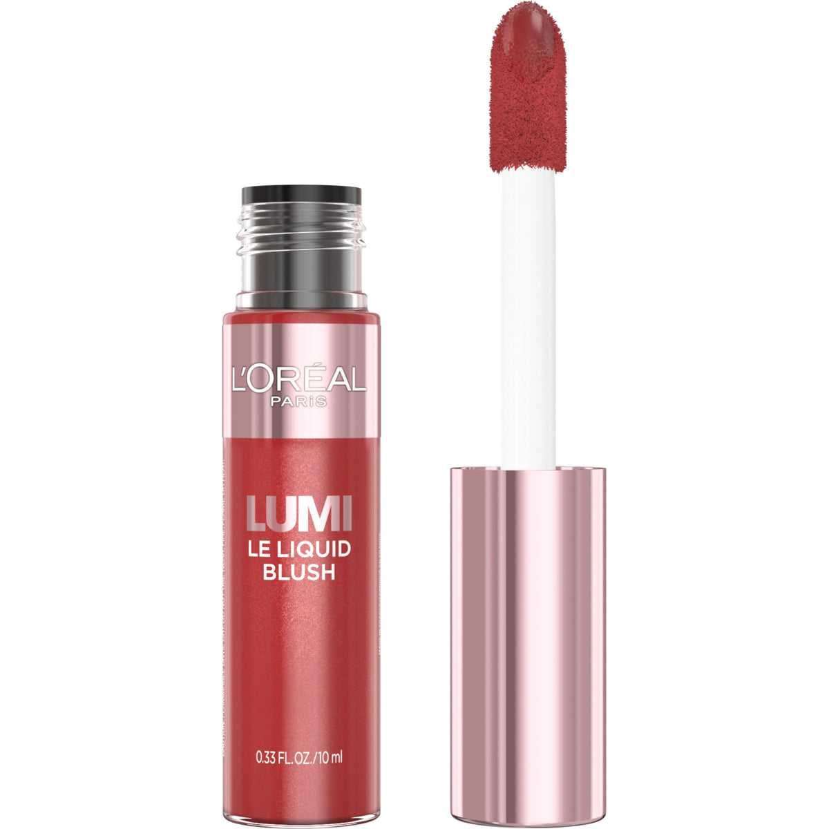 L’Oréal Paris Lumi Le Liquid Blush, Long-Lasting, High Pigment, Intense Blendable Colour, Cheek Tint, 635 Glowy Worth It, 10 mL
