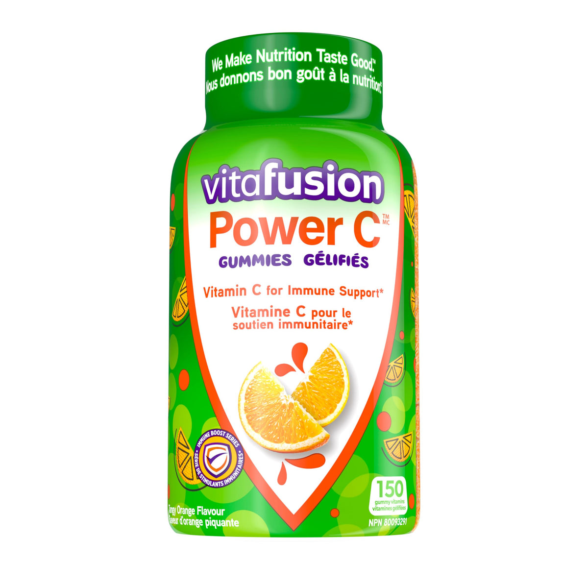 Vitafusion Power C Gummy Vitamins - 188 mg of Vitamin C for Immune Support, Source of Antioxidants, 50-Day Supply - 150 Count