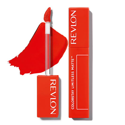 Revlon Lipstick, ColorStay Limitless Matte Liquid Lipstick, Vegan Formula, No-Budge Matte, Longwear Lipstick, Long Lasting, Lightweight/Comfortable, Waterproof, 009 Hot Take, 0.17 fl oz/ 5ml