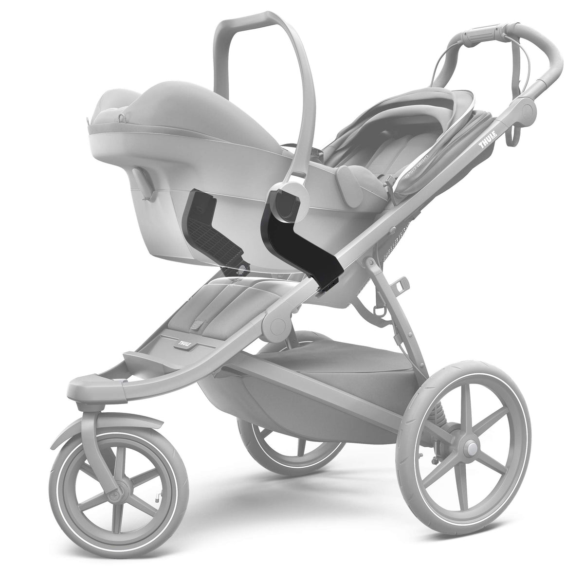 Thule Jogging Stroller Infant Car Seat Adapter Black