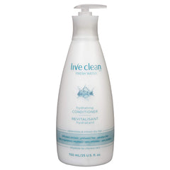 Live Clean Conditioner, Hydrating Fresh Water, 750 mL
