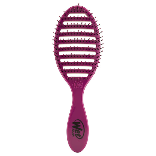 Wet Brush Speed Dry Hair Brush - Sangria (Free Spirit) - Vented Design and Ultra Soft HeatFlex Bristles Are Blow Dry Safe With Ergonomic Handle Manages Tangle and Uncontrollable Hair - Pain-Free