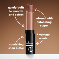 e.l.f. Lip Exfoliator, Moisturizing Scented Lip Scrub For Exfoliating & Smoothing Lips, Infused With Jojoba Oil, Vegan & Cruelty-free, Popcorn