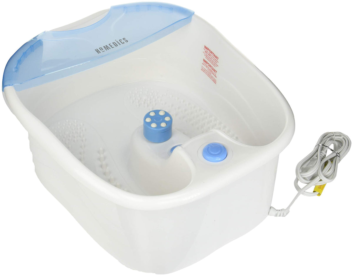 HoMedics Deep Soak Foot Spa with Heat Maintenance | Vibration Massage and Massage Rollers | Ideal for Warm Water Soaking and Relaxation