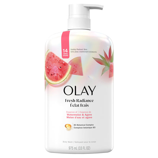 Olay Fresh Outlast Body Wash Watermelon, 975 mL